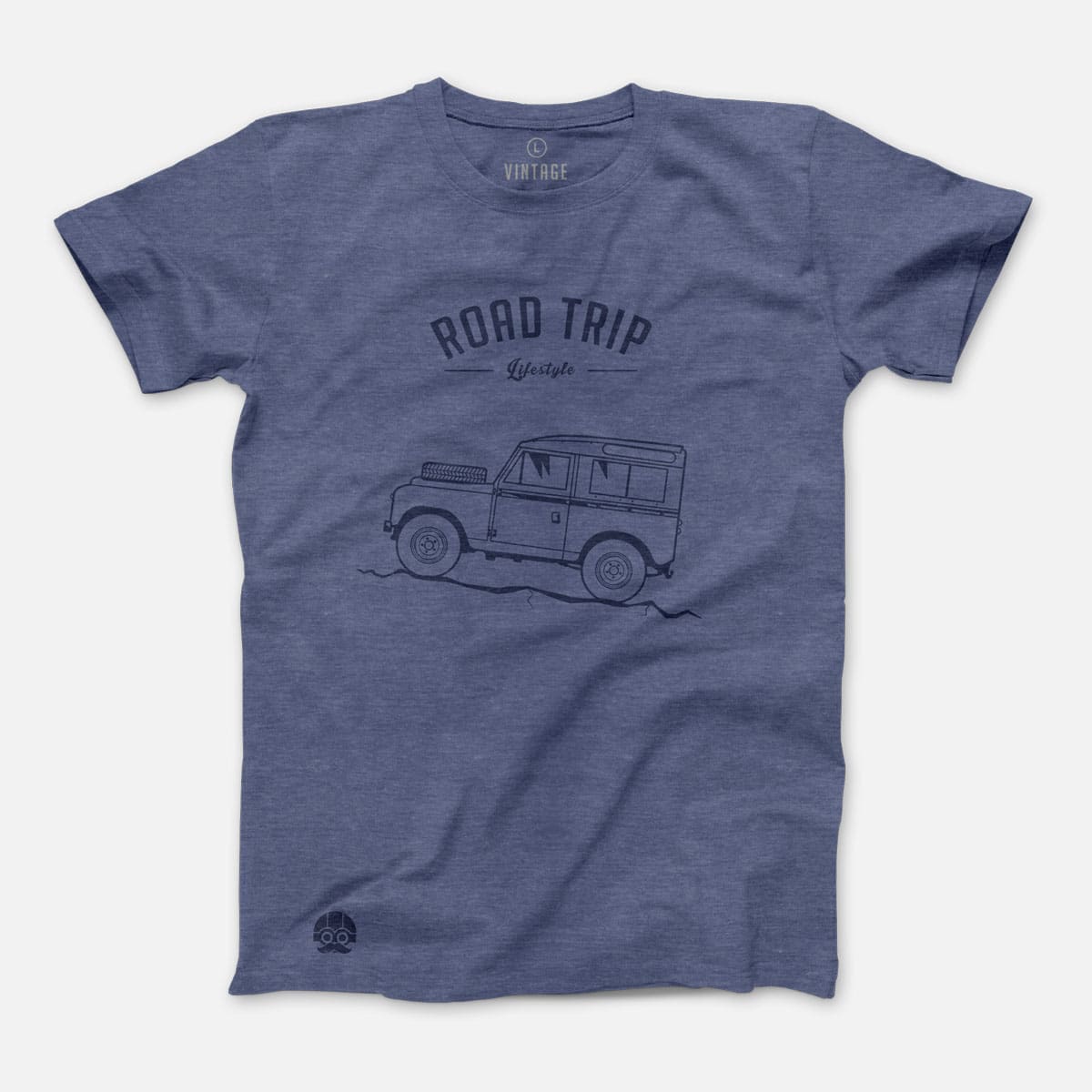 Koszulka ROAD TRIP - Niebieska