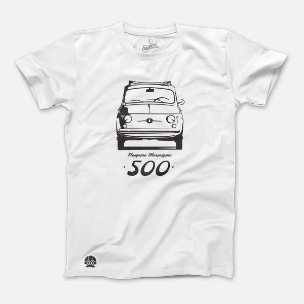 Koszulka z Fiat 500 "Klasyczna Włoszczyzna"