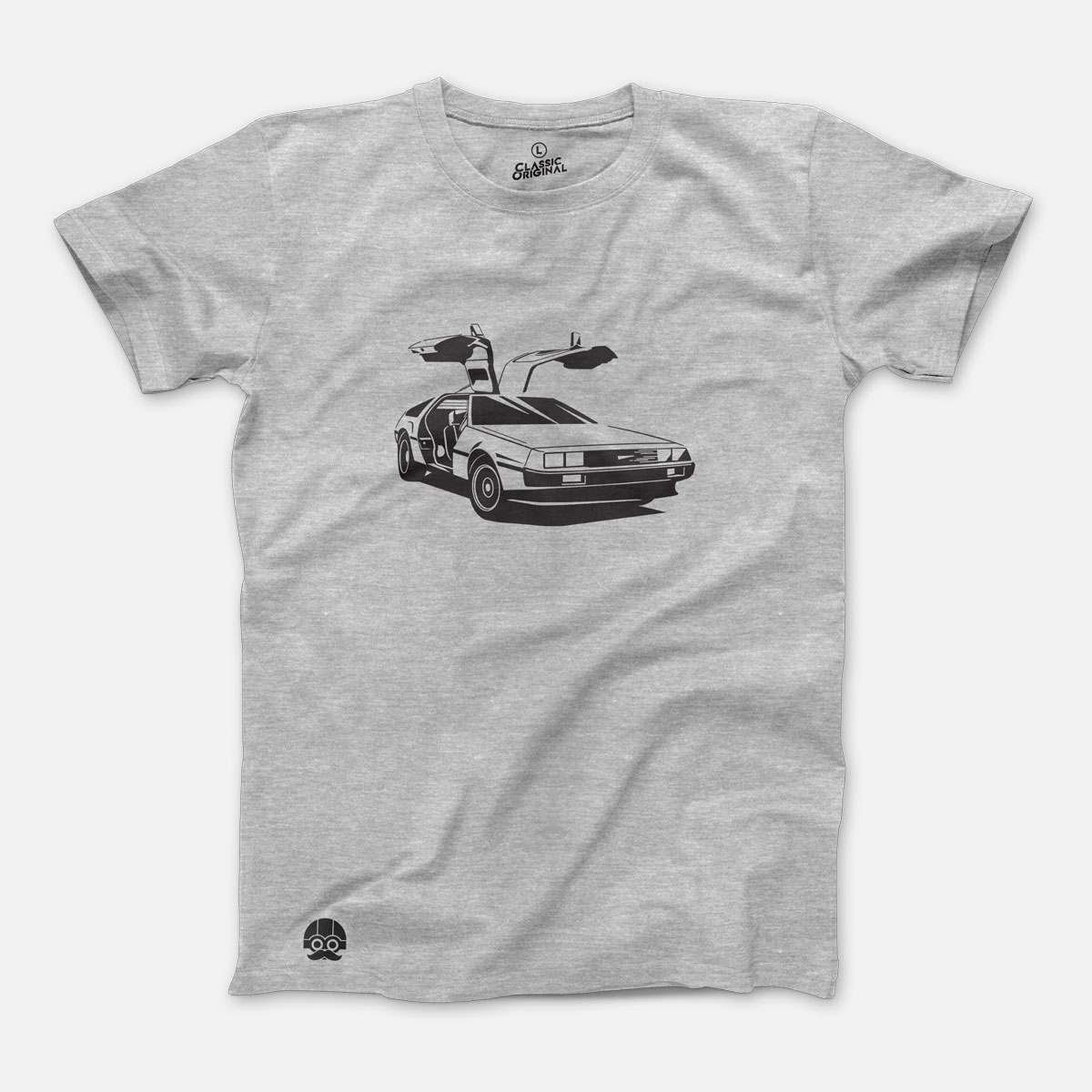Koszulka z kultowym DeLorean