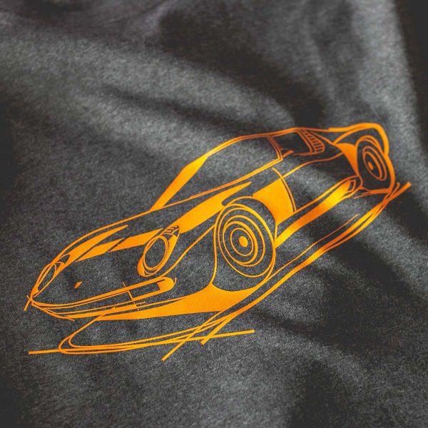 Koszulka z Lamborghini MIURA - Pomarańczowy