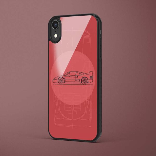 Case GLASS na telefon z Ferrari F40