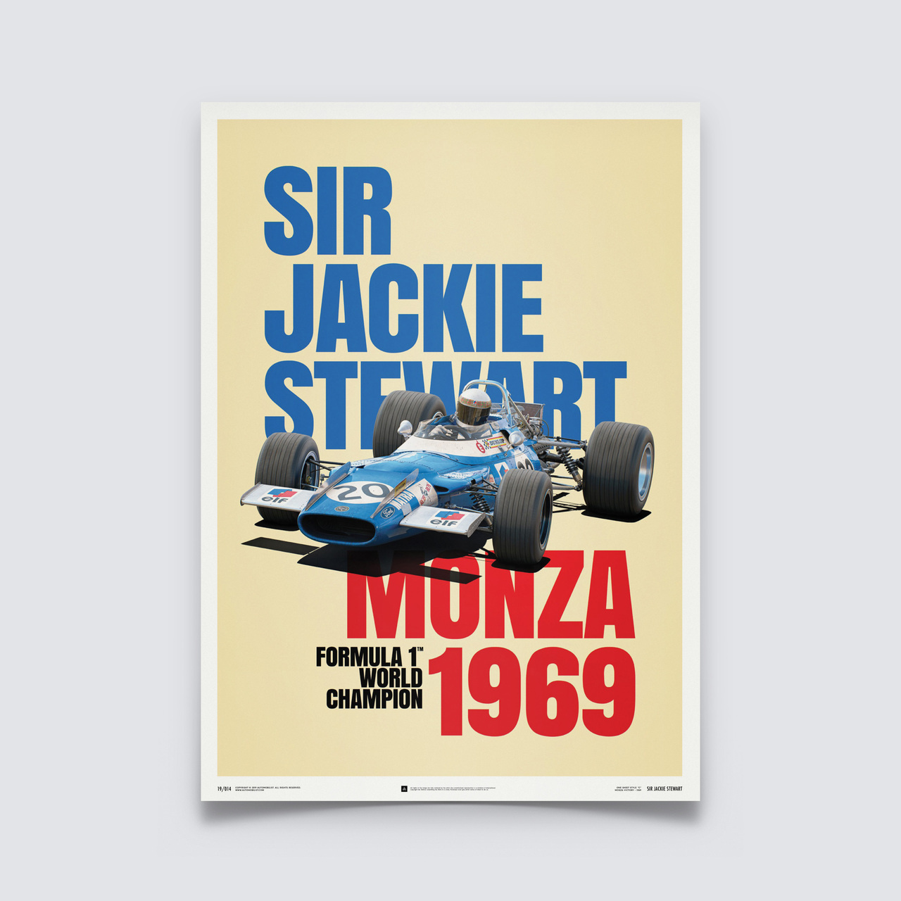 Plakat Jackie Stewart