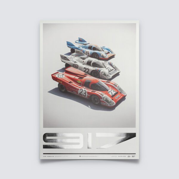 Plakat z Porsche 917